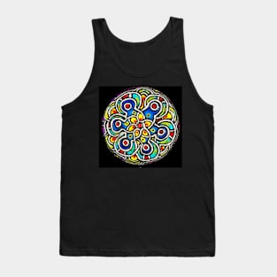 Juicy Mandala (Black) Tank Top